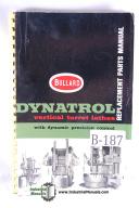 Bullard-Bullard Dynatrol Vertical Turret Lathe Parts Manual-108\"-124\"-144\"-26\"-46\"-56\"-66\"-76\"-86\"-Dynatrol-01